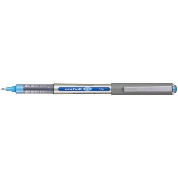 uni-ball Stylo roller eye fine UB157E, bleu ciel