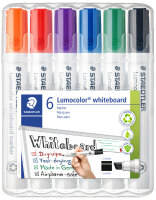 STAEDTLER Lumocolor Whiteboard-Marker 351B, 6er Etui