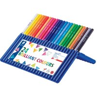 STAEDTLER Dreikant-Buntstift ergosoft, 12er Etui