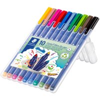 STAEDTLER Feutres triplus, étui de 10