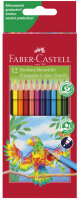 FABER-CASTELL Crayons de couleur triangulaires,...