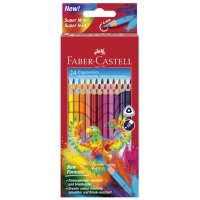 FABER-CASTELL Dreikant-Buntstifte, 12er Etui