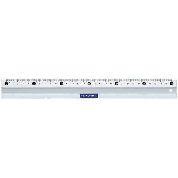 STAEDTLER Metall-Lineal, aus Aluminium, 200 mm