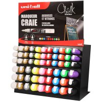 uni-ball Marqueur craie Chalk, présentoir de 63...