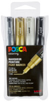 POSCA Marqueur à pigment PC-1MC, étui de 4