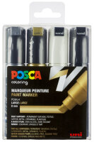 POSCA Pigmentmarker PC-8K, 4er Etui