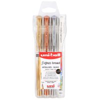 uni-ball Stylo roller à encre gel SIGNO broad...