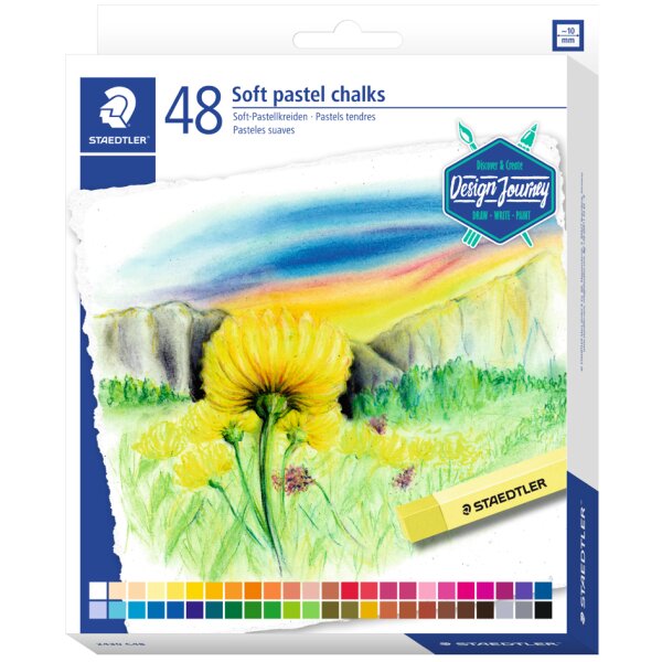 STAEDTLER Soft-Pastellkreide Design Journey, 12er Kartonetui