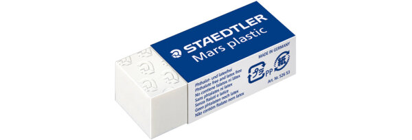 STAEDTLER Gomme plastique Mars plastic mini, blanc