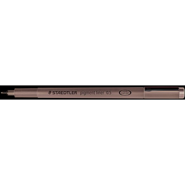 STAEDTLER Feutre &agrave; pigment, largeur du trac&eacute;: 1,0 mm, noir