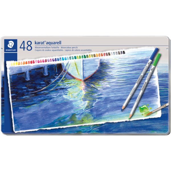 STAEDTLER Aquarellstift karat, 36er Metalletui