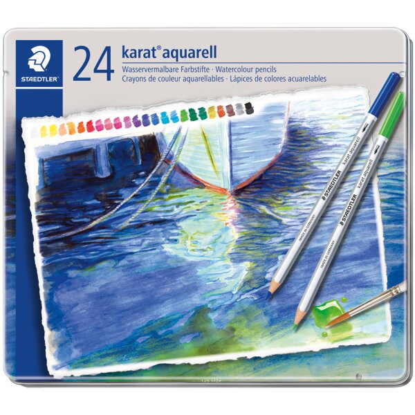 STAEDTLER Aquarellstift karat, 36er Metalletui