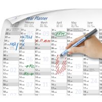 STAEDTLER Jahresplaner 2027 Lumocolor, trocken abwischbar