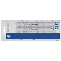 STAEDTLER Kit de règles plates, 150 mm, en plastique