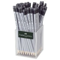 FABER-CASTELL Bleistift GRIP 2001 mit Radierer, im...
