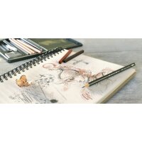 FABER-CASTELL Künstlerkreide PITT, schwarz gebrannt...