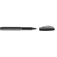FABER-CASTELL Stylo roller Essentio Carbon, noir