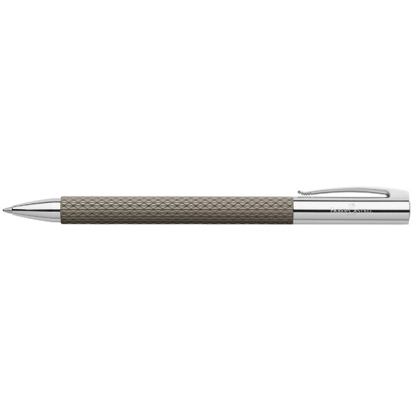 FABER-CASTELL Stylo &agrave; bille Ambition OpArt Black Sand