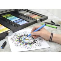 FABER-CASTELL Feutre PITT artist pen, gris froid VI