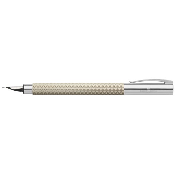 FABER-CASTELL Stylo plume Ambition OpArt White Sand