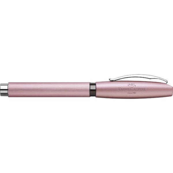 FABER-CASTELL Stylo plume Essentio Aluminium, rosé, B