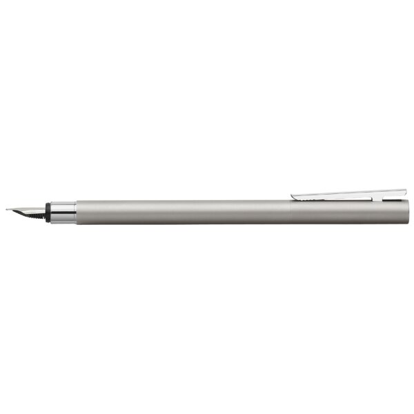 FABER-CASTELL Füllhalter NEO Slim Edelstahl, matt, F