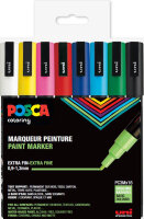 POSCA Marqueur à pigment PC-3M, étui de 16