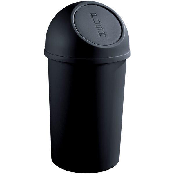 helit Poubelle the flip, 25 litres, noir