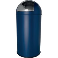 helit Metall-Abfalleimer "the dome", 50 Liter, schwarz