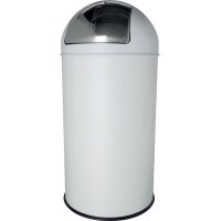 helit Metall-Abfalleimer "the dome", 50 Liter, schwarz