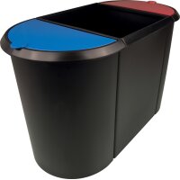 helit Corbeille à papier the triple, oval, PE,...