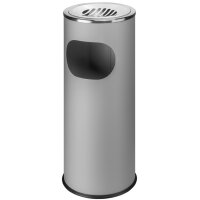 helit Cendrier sur pied the shark tôle dacier, gris...