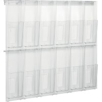 helit Porte-brochures mural the placativ, transparent