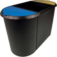 helit Corbeille à papier the triple, oval, PE,...