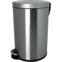 helit Tret-Abfalleimer "the silent", 20 Liter, weiss