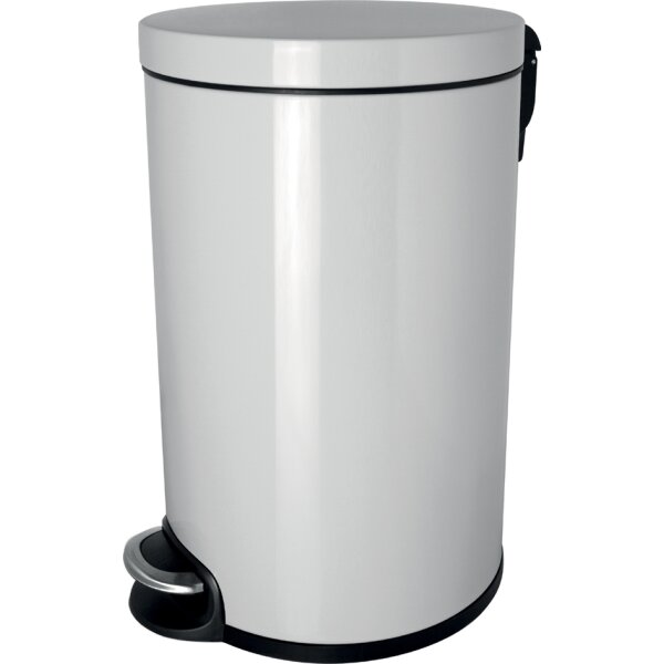 helit Tret-Abfalleimer "the silent", 20 Liter, schwarz