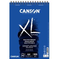 CANSON Bloc de dessin XL MIXED MEDIA Textured, A4
