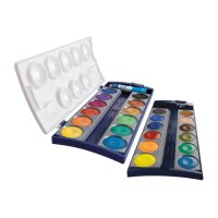 PELIKAN Deckfarben 735K/24 24 Farben Deckweiss