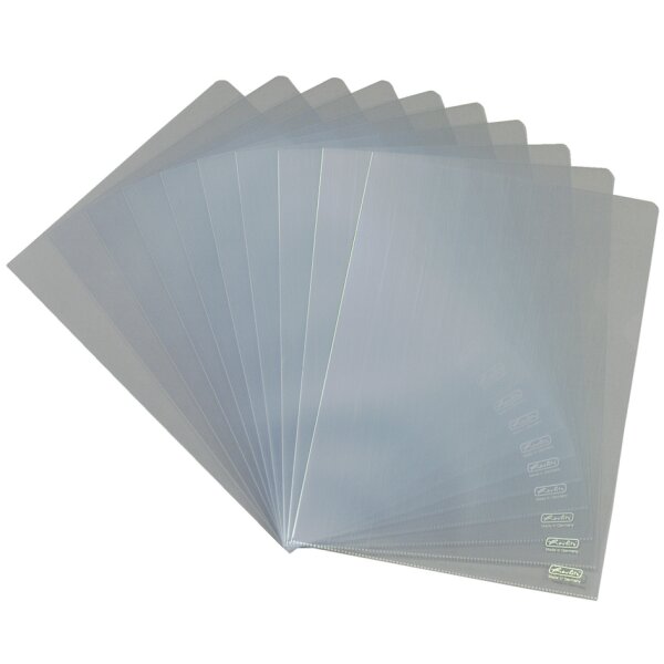 herlitz Sichthülle, DIN A4, PP, glasklar, 0,11 mm