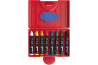 PELIKAN Crayons de cire Griffix 722942 8 couleurs ass....