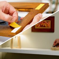 Pattex Pastilles adhésives pour montage, détachables, jaune