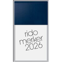 rido idé Tischkalender Merker Miradur, 2027, schwarz