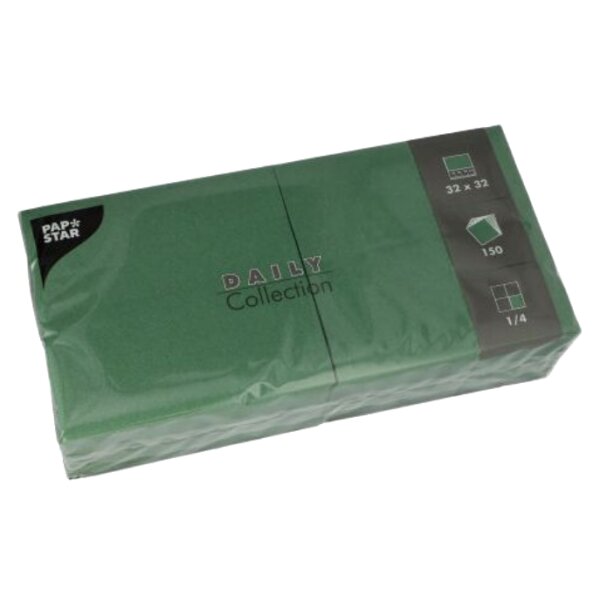 PAPSTAR Serviettes, 320 x 320 mm, 3 couches, blanc
