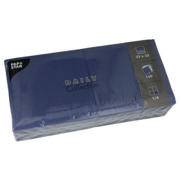 PAPSTAR Serviettes, 320 x 320 mm, 3 couches, blanc