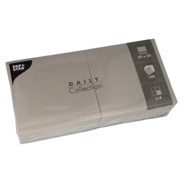 PAPSTAR Serviettes, 320 x 320 mm, 3 couches, jaune