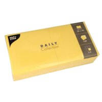 PAPSTAR Serviettes, 320 x 320 mm, 3 couches, jaune
