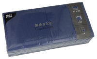 PAPSTAR Serviettes, 320 x 320 mm, 3 couches, bleu...