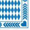 PAPSTAR Serviette à motif Bleu bavarois, 330 x 330 mm