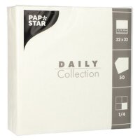 PAPSTAR Lunch-Servietten, 320 x 320 mm, 3-lagig, weiss