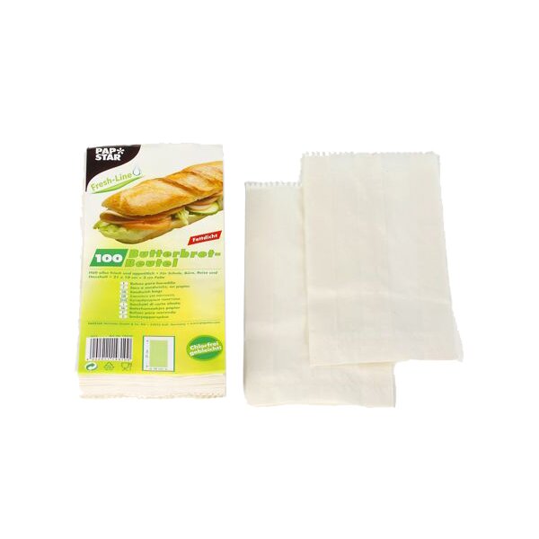 PAPSTAR Sachet pour croissant, (L)100 x (P)30 x (H)210 mm